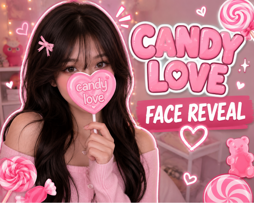 candy love face reveal