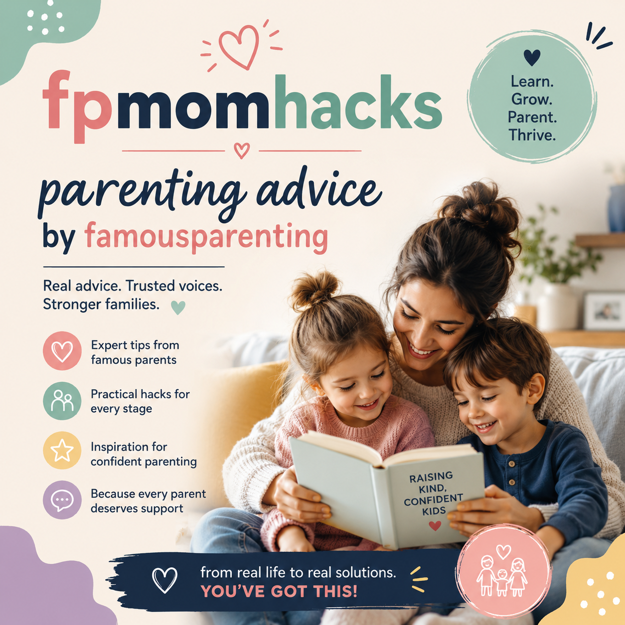 Parent and child using FPMomHacks parenting advice for calm routines and positive discipline at home