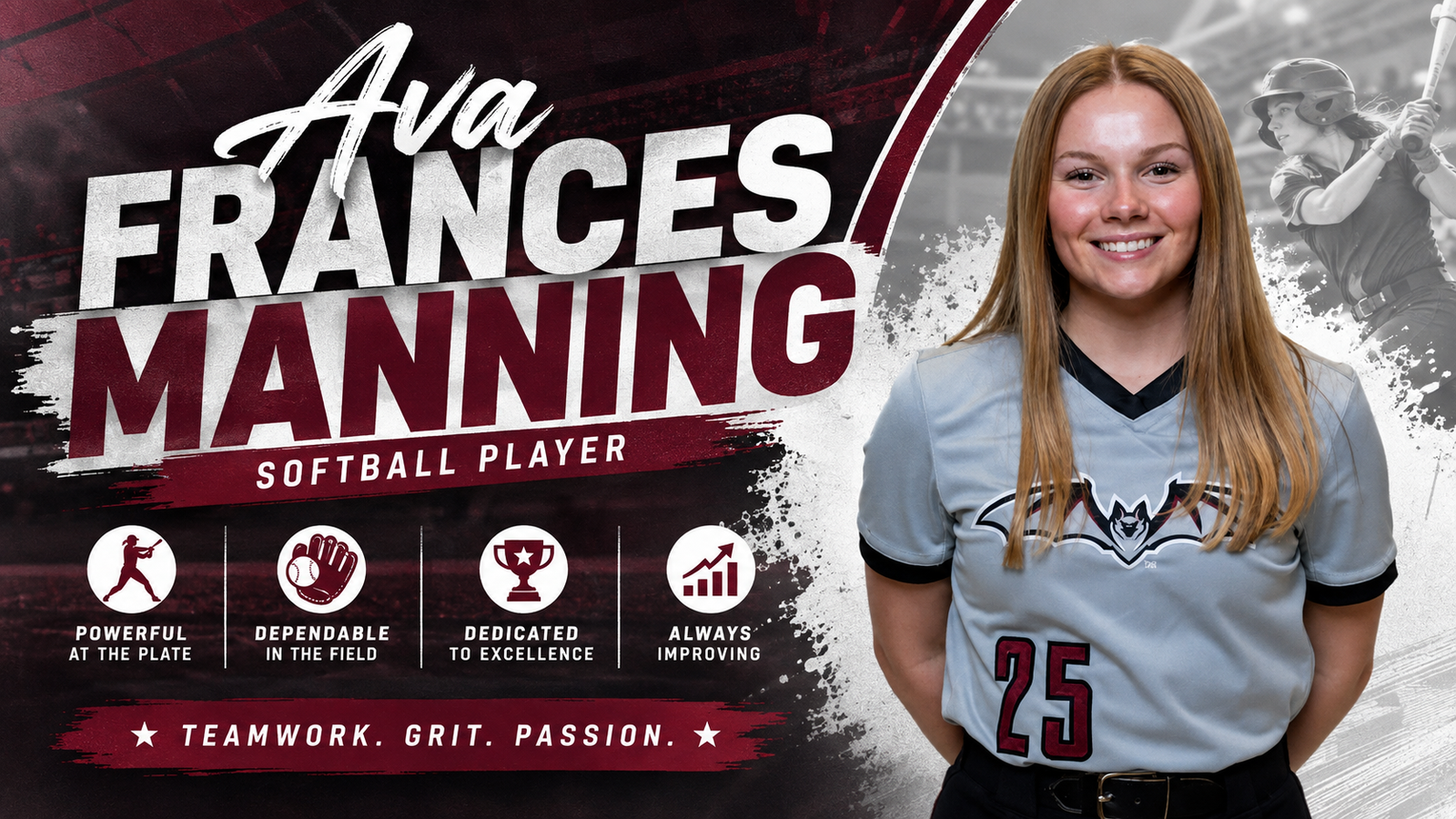 Ava Frances Manning with the Manning family
