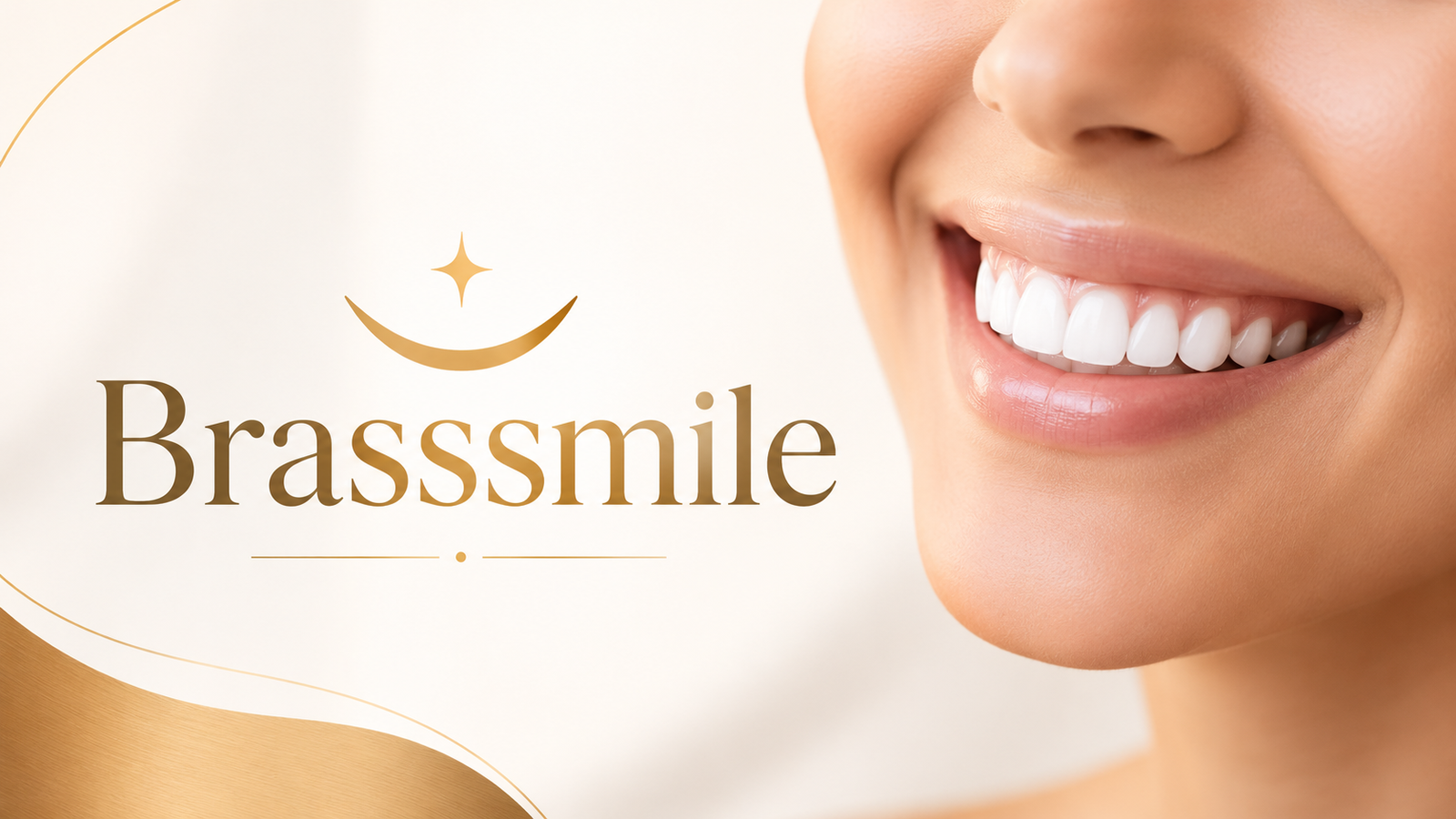 Brasssmile website displayed on a laptop with content categories and a website trust-check checklist.